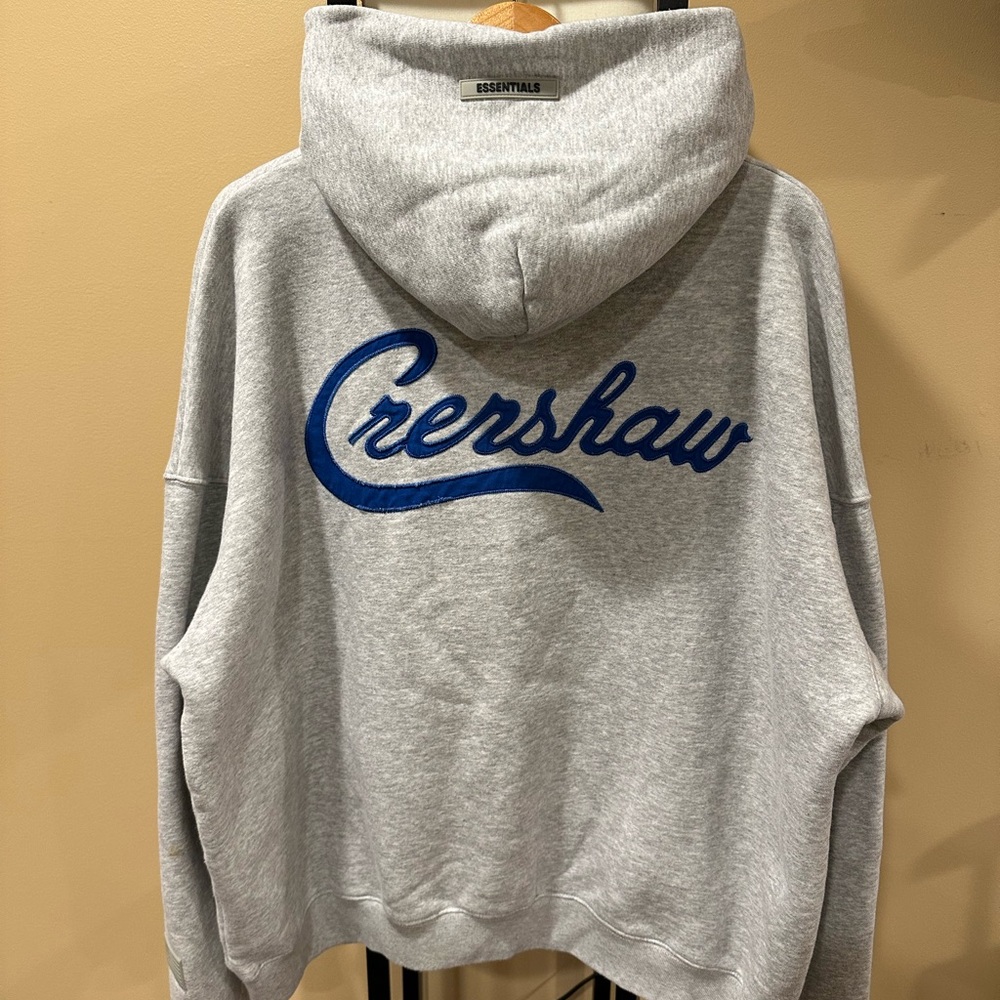Fear of God Essentials x TMC Crenshaw Nipsey Grey Hoodie